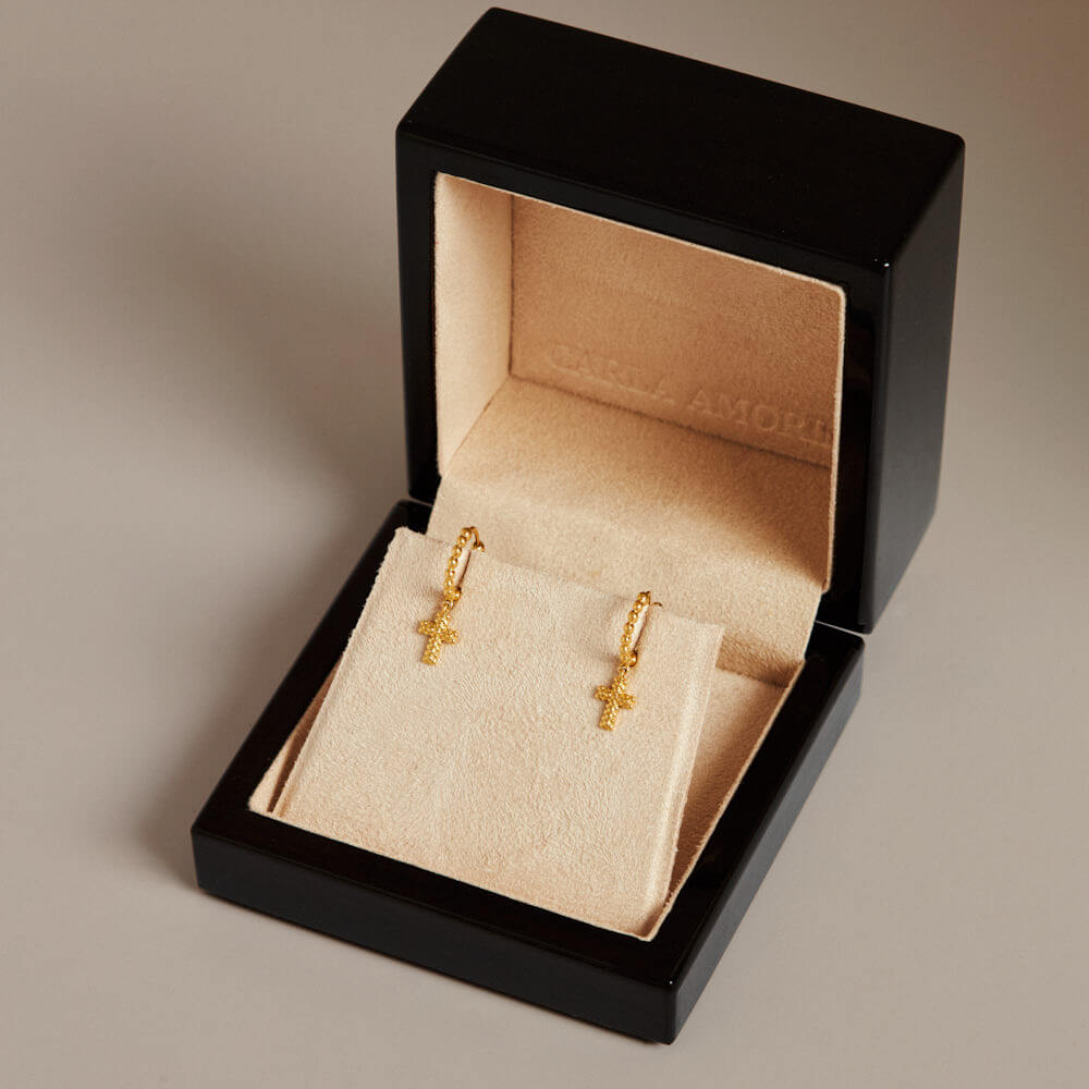 Argola Cruz Espuma Petit - Imagem 3