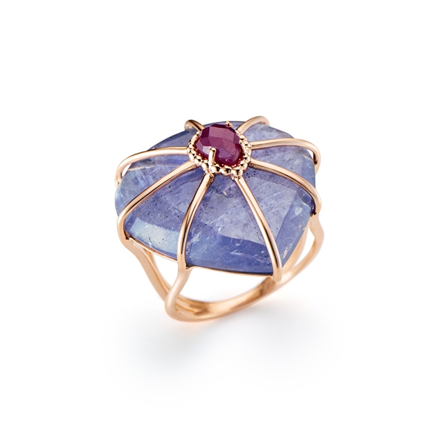 Anel Azul Cobalto Anel Azul Cobalto