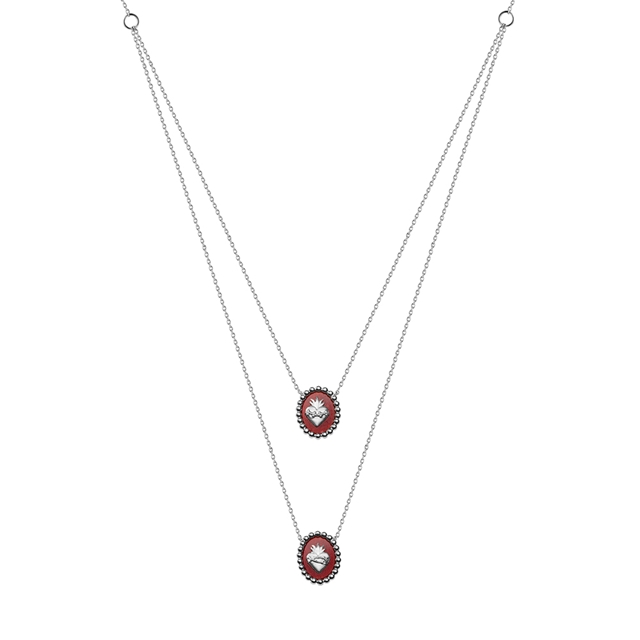 Colar Sagrados Corações de Sangue Colar Sagrados Corações de Sangue